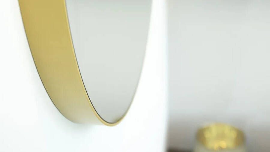 LoooX Gold Line Round spiegel 100cm zonder verlichting