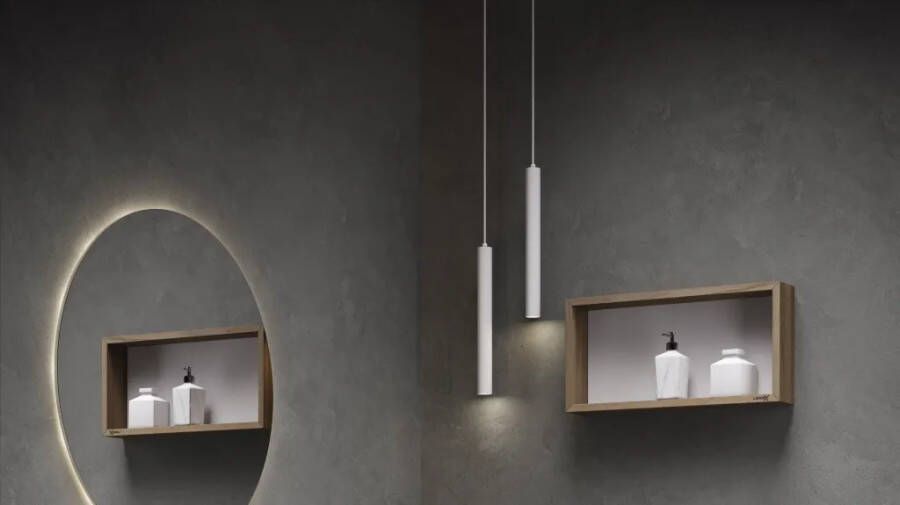 LoooX Light Collection badkamer hanglamp LED 40cm mat zwart