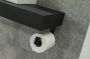 Looox Mini Base Shelf toiletrolhouder 16x14cm mat zwart - Thumbnail 3