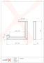 Looox Mini Base Shelf Handdoekhouder 35x14 cm RVS Geborsteld - Thumbnail 5