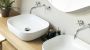LoooX Sink Ceramic Square Wastafelkom keramiek wit 41x41cm - Thumbnail 3