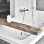 Looox Wood collection bath shelf raw ca 78x16x4cm massief eiken WBSHRAW78 - Thumbnail 4