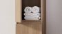 Looox Wood collection Wood hoge kast 2 dr push open -softclose 170x40x30cm eiken old grey WWCF170-2 - Thumbnail 4