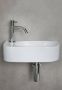 Luca Sanitair Ceramics fontein 40x21 5x12h keramiek met kraangat wit glans - Thumbnail 2