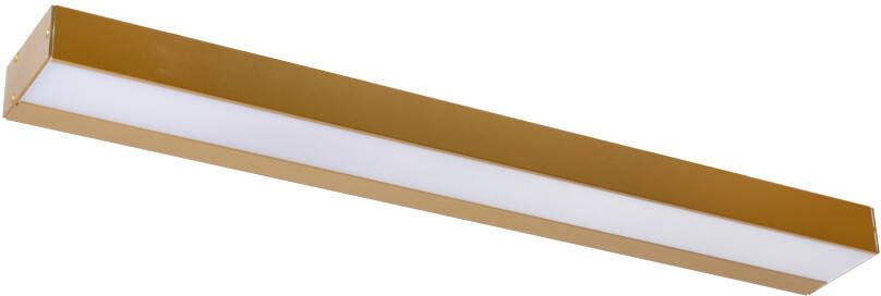 Lucide Alexa Wandlamp Badkamer LED 8W 3000K IP44 Mat Goud Messing