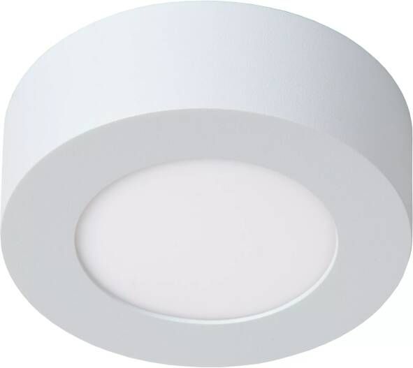 Lucide Brice-Led Plafonnière Badkamer Ø 11 7 cm LED 1x8W 3000K IP44 Wit