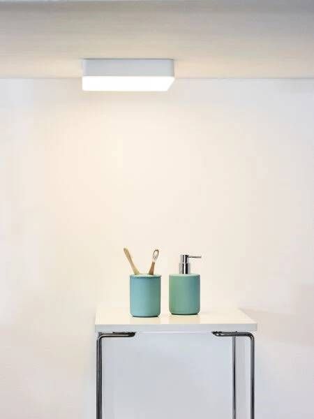 Lucide Ceres-Led Plafonnière Badkamer LED 1x30W 3000K IP44 Wit