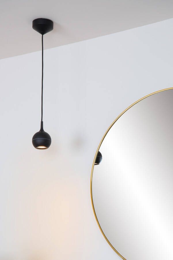 Lucide Favori Hanglamp Badkamer 50W GU10 IP44 Zwart