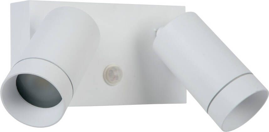 Lucide Taylor Plafondspot Badkamer LED Dim to warm GU10 2x5W 2200K 3000K IP44 Wit