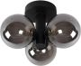 Lucide Trudy Plafonnière Badkamer Ø 28 cm 3xG9 IP44 Zwart - Thumbnail 3