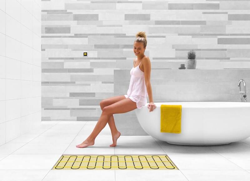 magnum Mat vloerverwarmingsmat met WiFi thermostaat 300x25 cm (112W 0 75m2)