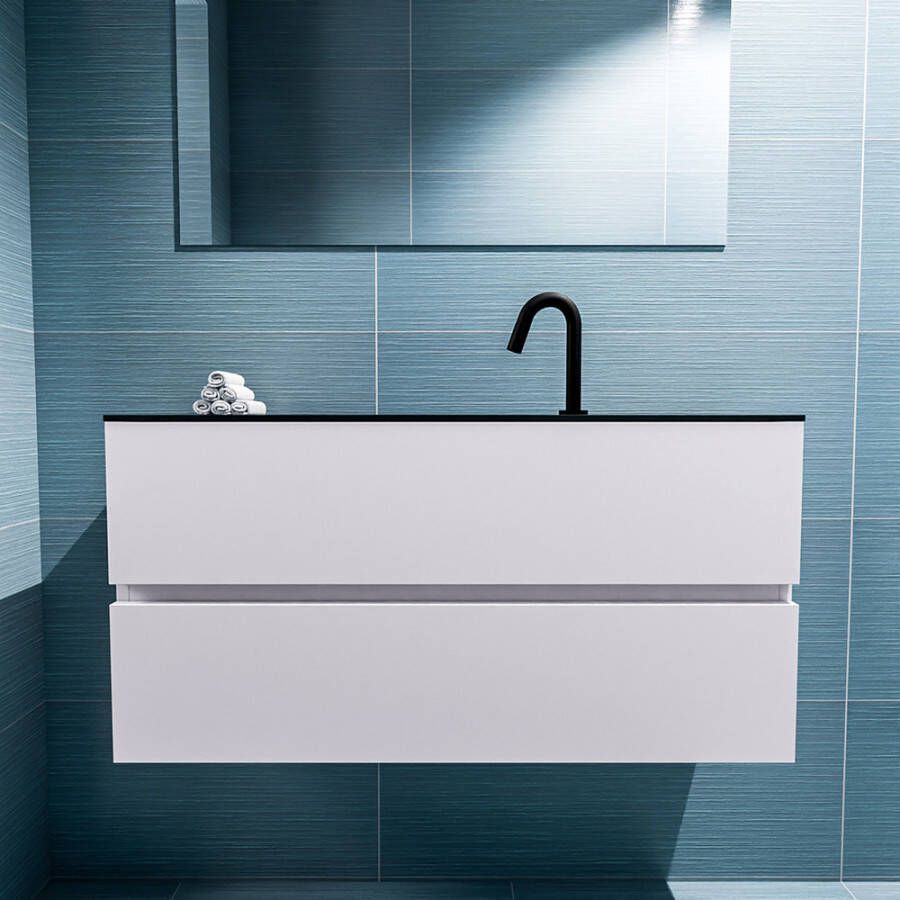 Mondiaz Ada fonteinmeubel 100cm Cale Lex wastafel Urban midden met 1 kraangat