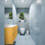 Mondiaz ADA Toiletmeubel 100x30x50cm met 0 kraangaten 2 lades ocher mat Wastafel Lex midden Solid Surface Wit FK75341872 - Thumbnail 5