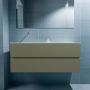 Mondiaz ADA Toiletmeubel 120x30x50cm met 0 kraangaten 2 lades army mat Wastafel Lex links Solid Surface Wit FK75341851 - Thumbnail 4