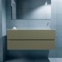 Mondiaz ADA Toiletmeubel 120x30x50cm met 1 kraangaten 2 lades army mat Wastafel Lex rechts Solid Surface Wit FK75341852 - Thumbnail 4