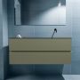 Mondiaz ADA Toiletmeubel 120x30x50cm met 0 kraangaten 2 lades army mat Wastafel Lex rechts Solid Surface Zwart FK75342201 - Thumbnail 4