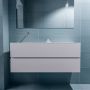 Mondiaz ADA Toiletmeubel 120x30x50cm met 0 kraangaten 2 lades cale mat Wastafel Lex links Solid Surface Wit FK75341967 - Thumbnail 3