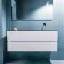 Mondiaz ADA Toiletmeubel 120x30x50cm met 0 kraangaten 2 lades cale mat Wastafel Lex rechts Solid Surface Zwart FK75342317 - Thumbnail 4