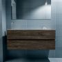 Mondiaz ADA Toiletmeubel 120x30x50cm met 1 kraangaten 2 lades dark brown mat Wastafel Lex links Solid Surface Wit FK75342024 - Thumbnail 4
