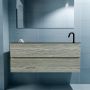 Mondiaz ADA Toiletmeubel 120x30x50cm met 1 kraangaten 2 lades light brown grey mat Wastafel Lex rechts Solid Surface Zwart FK75342403 - Thumbnail 4