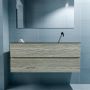 Mondiaz ADA Toiletmeubel 120x30x50cm met 0 kraangaten 2 lades light brown grey mat Wastafel Lex rechts Solid Surface Zwart FK75342404 - Thumbnail 3