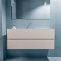 Mondiaz ADA Toiletmeubel 120x30x50cm met 0 kraangaten 2 lades linen mat Wastafel Lex midden Solid Surface Wit FK75341936 - Thumbnail 4