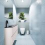 Mondiaz ADA Toiletmeubel 120x30x50cm met 1 kraangaten 2 lades linen mat Wastafel Lex links Solid Surface Zwart FK75342285 - Thumbnail 4