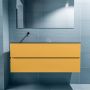 Mondiaz ADA Toiletmeubel 120x30x50cm met 0 kraangaten 2 lades ocher mat Wastafel Lex links Solid Surface Zwart FK75342228 - Thumbnail 4