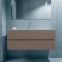 Mondiaz ADA Toiletmeubel 120x30x50cm met 0 kraangaten 2 lades smoke mat Wastafel Lex midden Solid Surface Wit FK75341820 - Thumbnail 3
