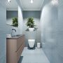 Mondiaz ADA Toiletmeubel 120x30x50cm met 0 kraangaten 2 lades smoke mat Wastafel Lex midden Solid Surface Zwart FK75342168 - Thumbnail 5