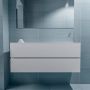 Mondiaz ADA Toiletmeubel 120x30x50cm met 1 kraangaten 2 lades talc mat Wastafel Lex rechts Solid Surface Wit FK75341736 - Thumbnail 3