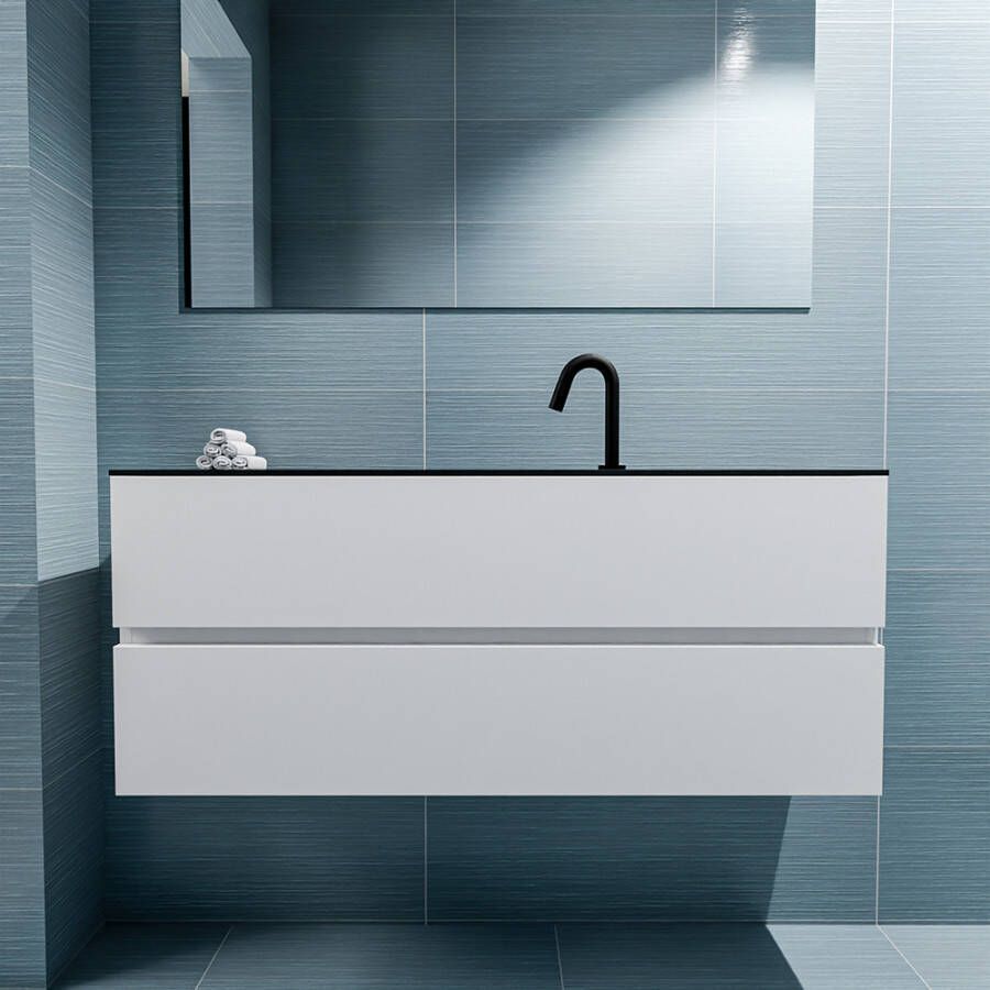 Mondiaz Ada fonteinmeubel 120cm Talc Lex wastafel Urban midden met 1 kraangat