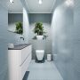 Mondiaz ADA Toiletmeubel 120x30x50cm met 0 kraangaten 2 lades talc mat Wastafel Lex rechts Solid Surface Zwart FK75342085 - Thumbnail 5