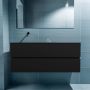 Mondiaz ADA Toiletmeubel 120x30x50cm met 0 kraangaten 2 lades urban mat Wastafel Lex links Solid Surface Zwart FK75342112 - Thumbnail 4