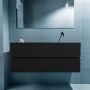 Mondiaz ADA Toiletmeubel 120x30x50cm met 0 kraangaten 2 lades urban mat Wastafel Lex rechts Solid Surface Zwart FK75342114 - Thumbnail 4