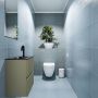 Mondiaz ADA Toiletmeubel 40x30x50cm met 1 kraangaten 2 lades army mat Wastafel Lex links Solid Surface Zwart FK75342174 - Thumbnail 4