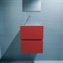 Mondiaz ADA Toiletmeubel 40x30x50cm met 0 kraangaten 2 lades fire mat Wastafel Lex links Solid Surface Wit FK75341885 - Thumbnail 4