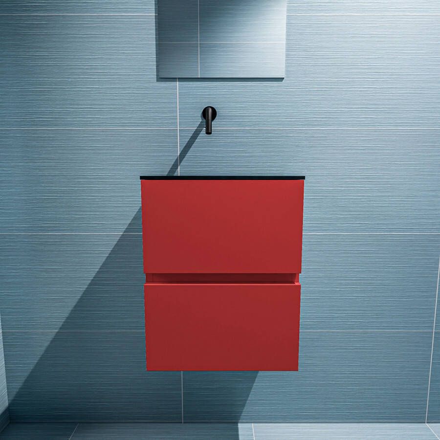 Mondiaz Ada fonteinmeubel 40cm Fire Lex wastafel Urban links zonder kraangat