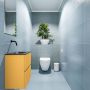 Mondiaz ADA Toiletmeubel 40x30x50cm met 0 kraangaten 2 lades ocher mat Wastafel Lex midden Solid Surface Zwart FK75342202 - Thumbnail 5