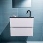 Mondiaz ADA Toiletmeubel 60x30x50cm met 1 kraangaten 2 lades cale mat Wastafel Lex rechts Solid Surface Zwart FK75342298 - Thumbnail 4