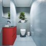 Mondiaz ADA Toiletmeubel 60x30x50cm met 0 kraangaten 2 lades fire mat Wastafel Lex rechts Solid Surface Zwart FK75342241 - Thumbnail 4