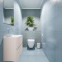 Mondiaz ADA Toiletmeubel 60x30x50cm met 0 kraangaten 2 lades linen mat Wastafel Lex midden Solid Surface Wit FK75341918 - Thumbnail 4