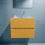 Mondiaz ADA Toiletmeubel 60x30x50cm met 0 kraangaten 2 lades ocher mat Wastafel Lex rechts Solid Surface Wit FK75341864 - Thumbnail 3