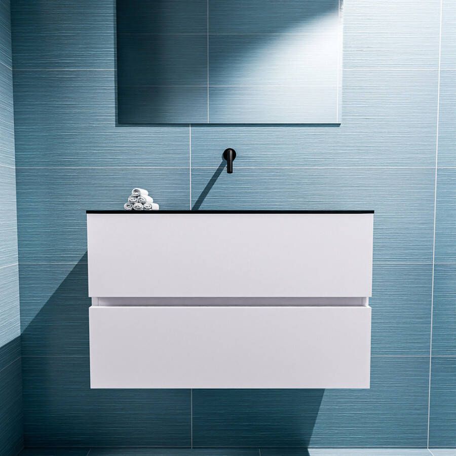 Mondiaz Ada fonteinmeubel 80cm Cale Lex wastafel Urban midden zonder kraangat