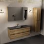 Mondiaz AIVY 120cm badmeubel Chai wastafel Urban solid surface midden 1 kraangat met spiegelkast (AI-351621URBAN-SI AI-M120CHMI AI-C120CHMI) - Thumbnail 4