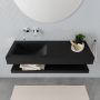 Mondiaz ALAN 120cm Badkamermeubelset solid surface planchet met vrijhangende wastafel wasbak links 0 kraangaten urban M49852UB0M49307UB0 - Thumbnail 4