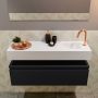 Mondiaz ANDOR Toiletmeubel 100x30x30cm met 1 kraangaten 1 lades urban mat Wastafel Lex rechts Solid Surface Wit FK75343151 - Thumbnail 4