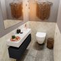 Mondiaz ANDOR Toiletmeubel 100x30x30cm met 1 kraangaten 1 lades urban mat Wastafel Lex rechts Solid Surface Wit FK75343151 - Thumbnail 5