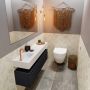 Mondiaz ANDOR Toiletmeubel 120x30x30cm met 1 kraangaten 1 lades urban mat Wastafel Lex links Solid Surface Wit FK75343155 - Thumbnail 5