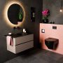 Mondiaz Easy Toiletrolhouder CUBE 160 solid surface 16x16cm kleur Dark grey. Geschikt voor op en inbouw. - Thumbnail 3